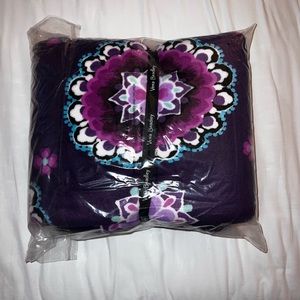 Vera Bradley Lilac Medallion Throw Blanket